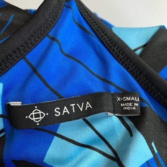 Satva Black & Blue Maria Tank XS - Picture 4 of 5